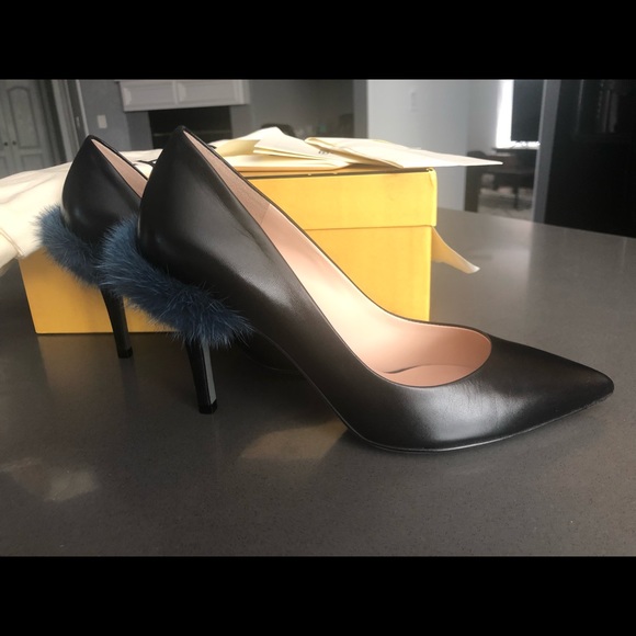 Fendi Pumps Black and Blue, Size:36 - Picture 11 of 16